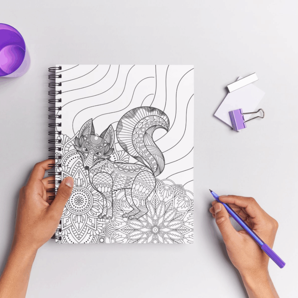 Wild Animals Mandala notes