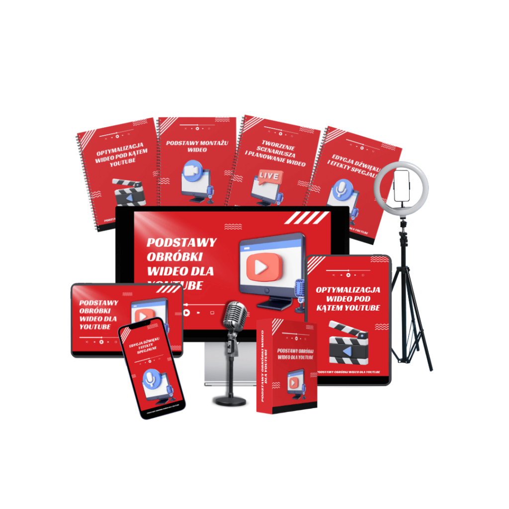 mockup laptop tablet smartfon obróbka youtube