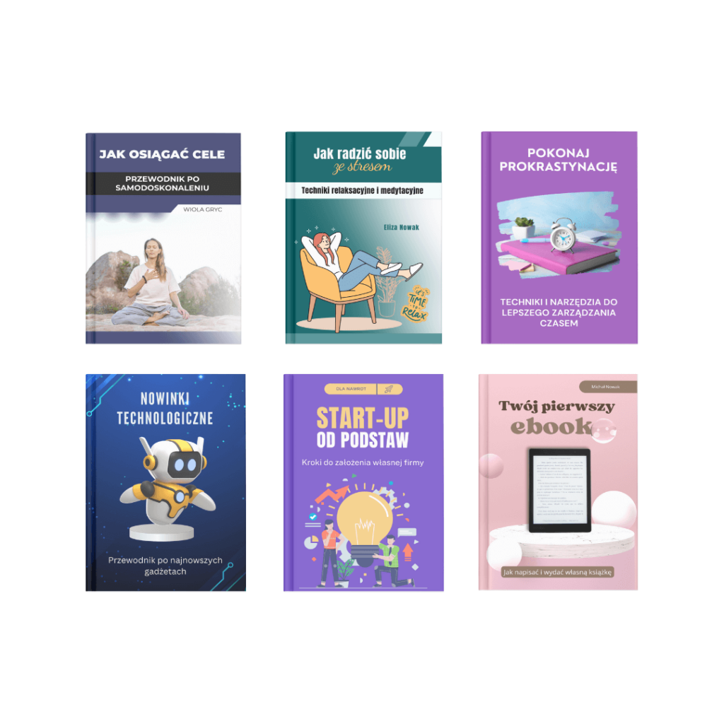 ebook okładka stres prokrastynacja technologia