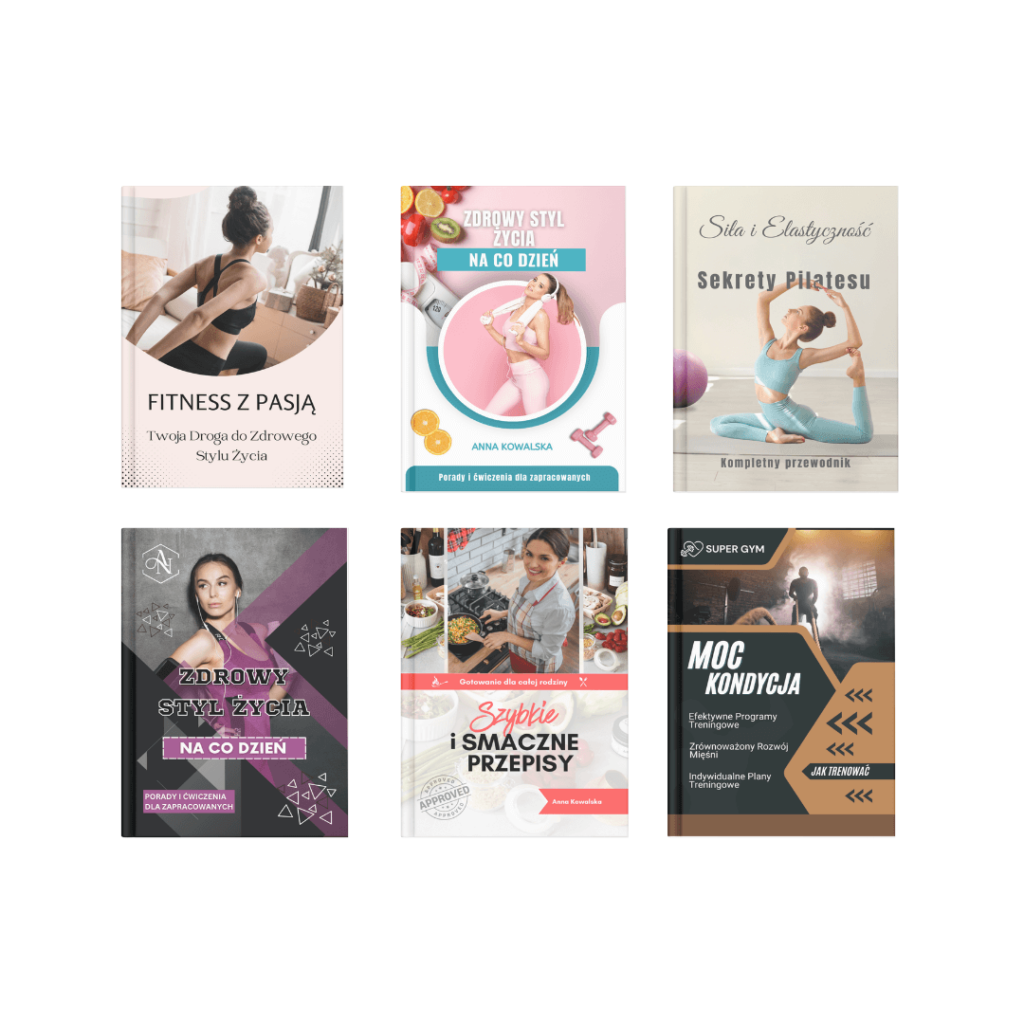 ebook okładka pilates siłownia