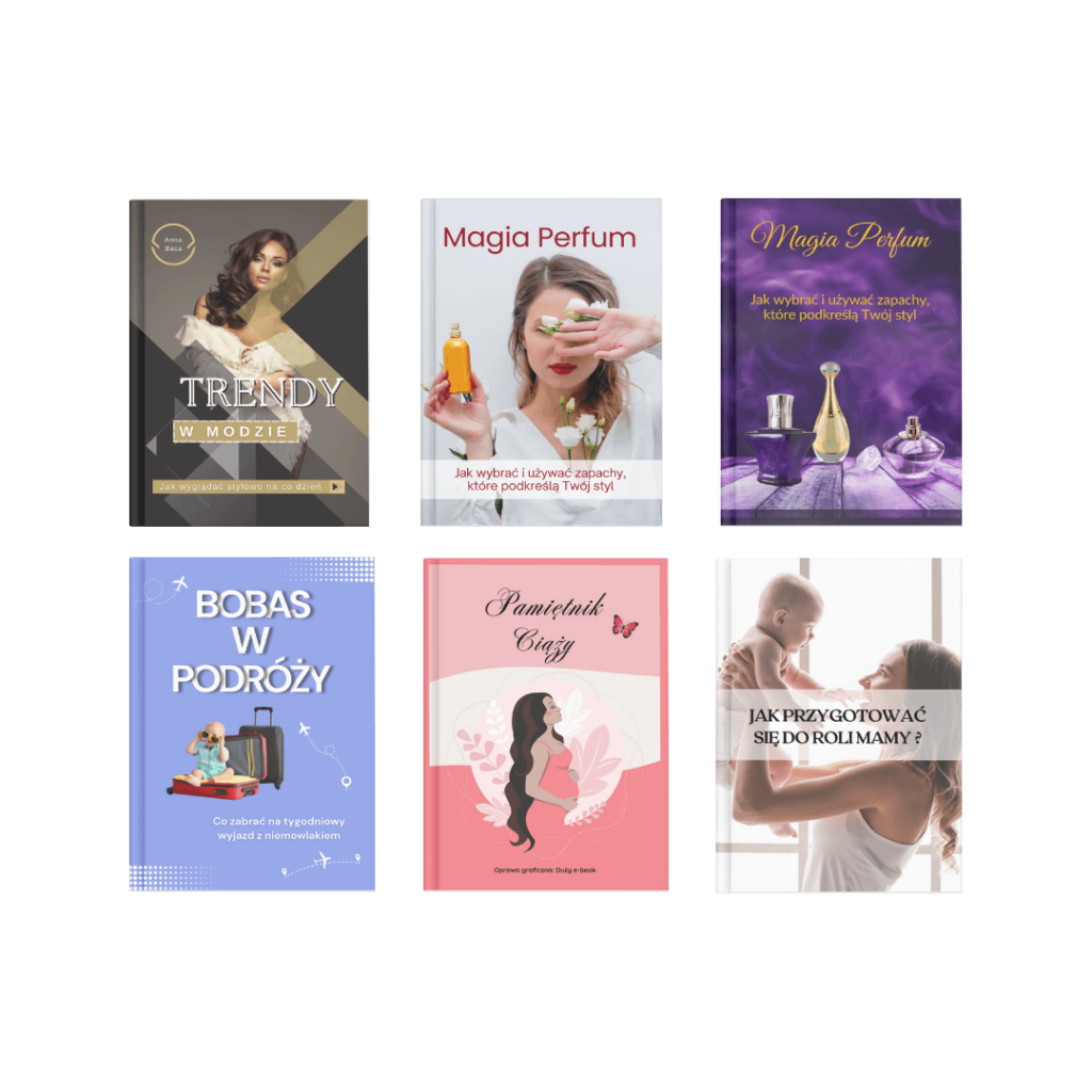 okładka ebook perfumy moda dla mamy