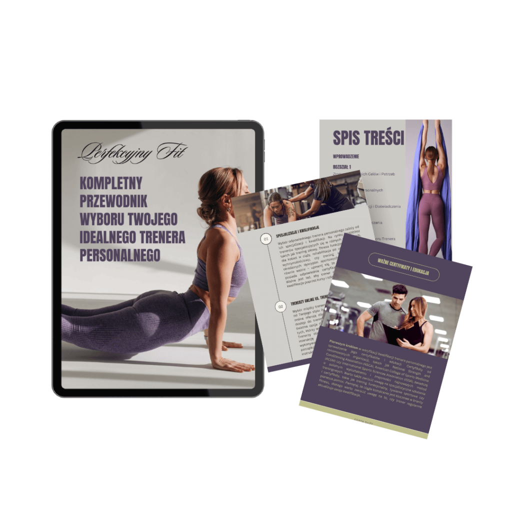 oprawa graficzna ebooka perfekcyjny fit i trener personalny