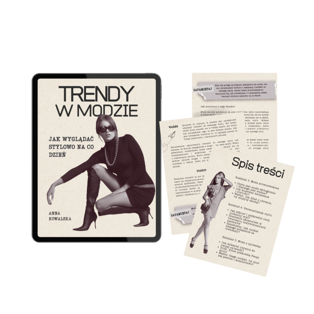 oprawa graficzna ebooka jak się ubierać jak wyglądać modnie