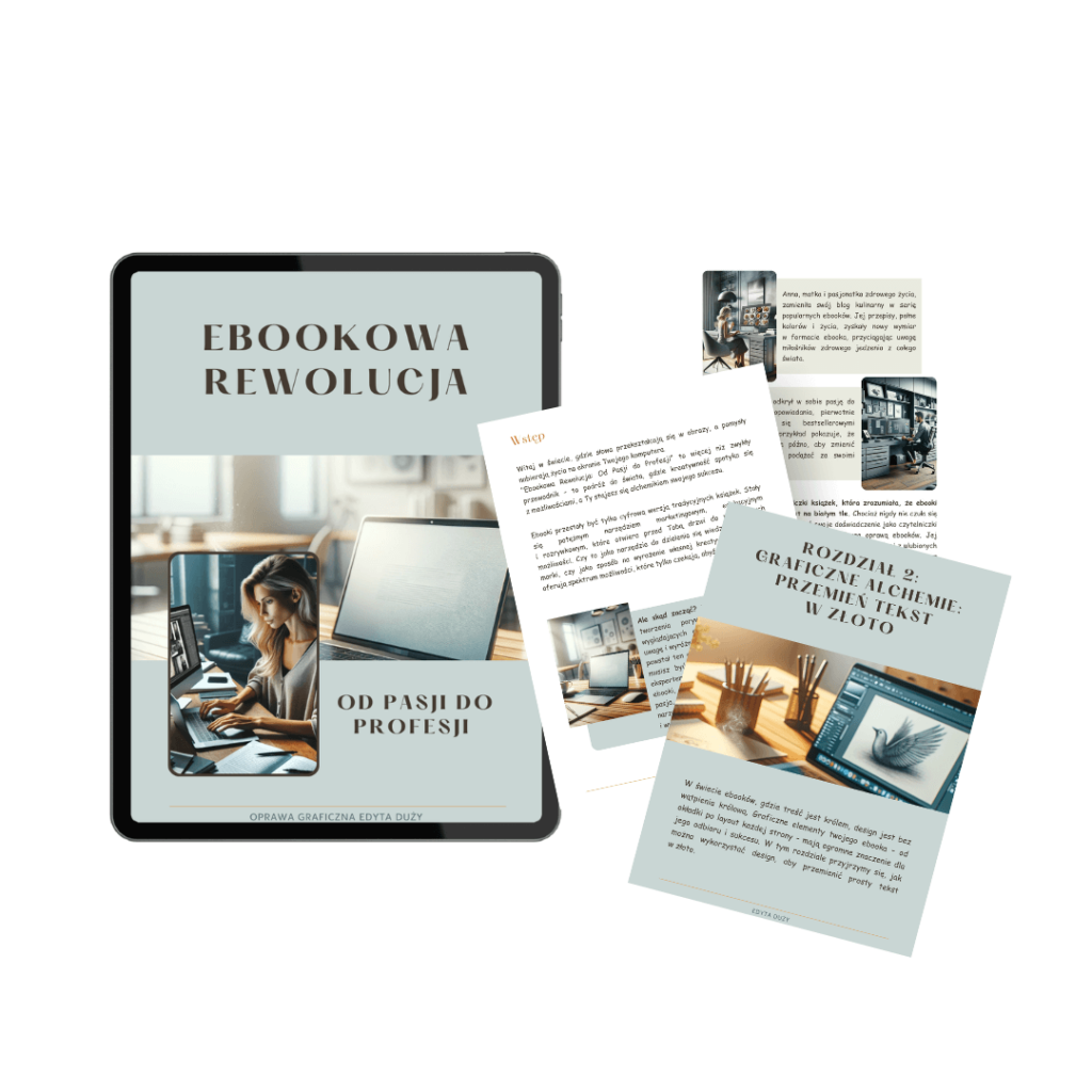 oprawa graficzna ebooka jak pisać ebooki dlaczego warto pisać ebooki