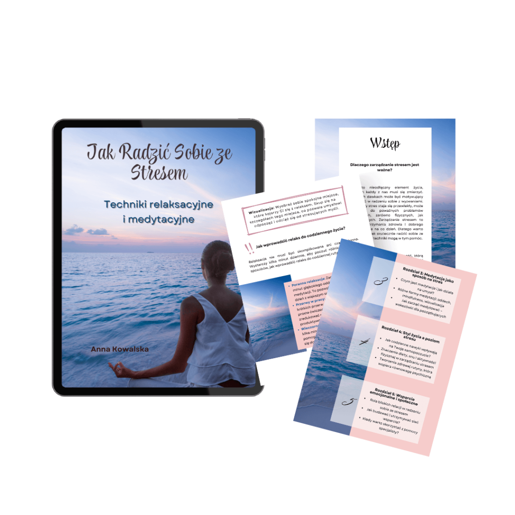 oprawa graficzna ebooka techniki relaksacyjne i medytacja