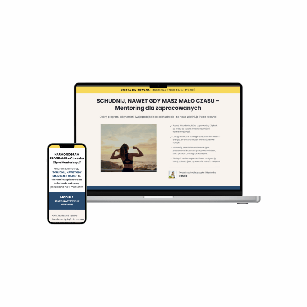 Landing Page mentoring sprzedaz