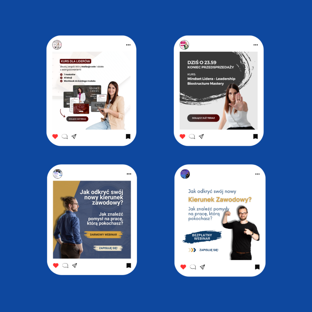 Grafiki reklamowe lider coach